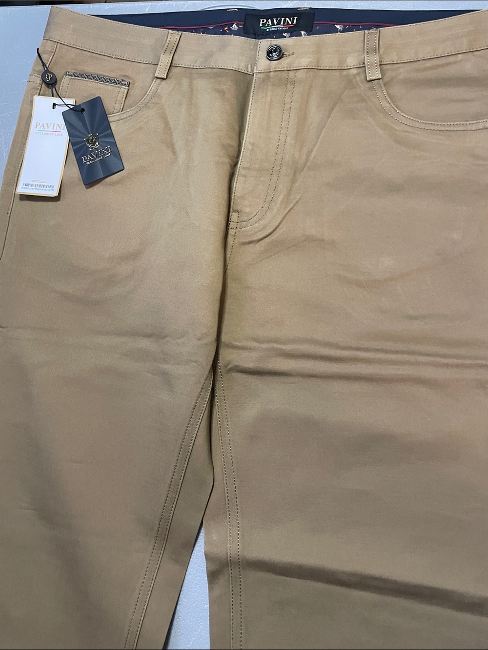 Zara Men's Khaki Slim Chinos